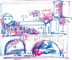 Rome; sketch