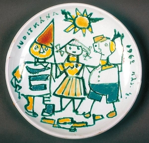 Plate for little Judit