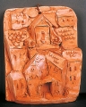 Városkép, vázlat