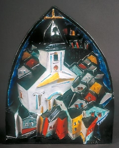 Church with village